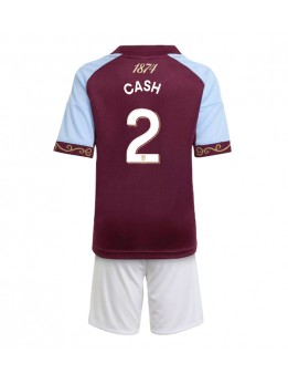 Aston Villa Matty Cash #2 Dječji Domaci Dres kompleti 2025-26 Kratak Rukavima (+ kratke hlače)